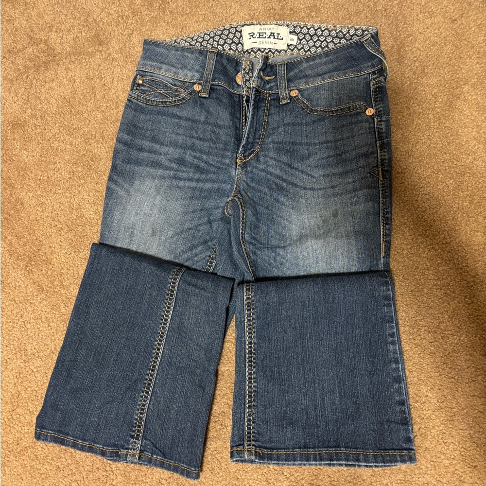 Ariat Women's Flare Jeans in Classic Blue